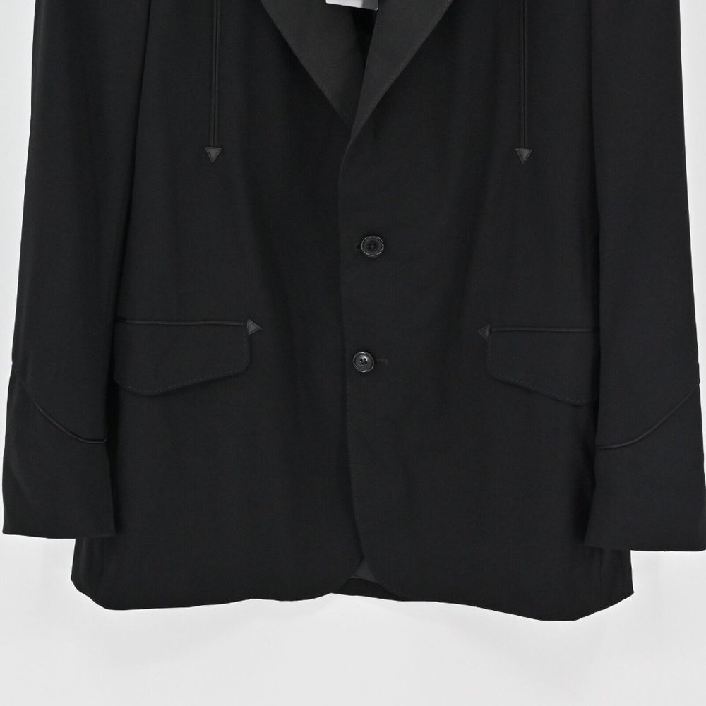 NEW RALPH LAUREN Purple Label Womens Black Wool Blazer Jacket Size 14 MSRP $2690 - Picture 3 of 10